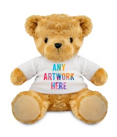 Promotional Victoria Golden Teddy Bear 19cm - Printed Soft Toys - Large Soft Toy - Main Image